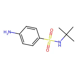 4-Amino-N-(1,1-dimethylethyl)benzenesulfonamide structure