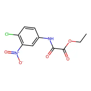 Ethyl {4-chloro-3-nitroanilino}(oxo)acetate structure