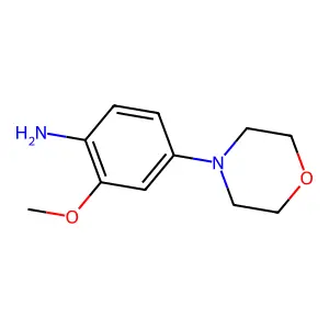 2-Methoxy-4-morpholinoaniline structure