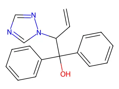 1,1-Diphenyl-2-(1H-1,2,4-triazol-1-yl)but-3-en-1-ol structure