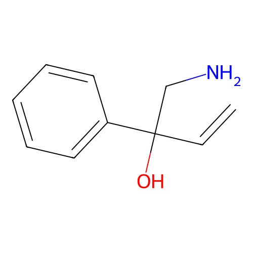 1-Amino-2-phenylbut-3-en-2-ol structure
