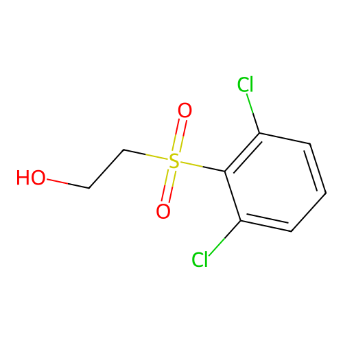 2,6-Dichlorophenylsulfonylethanol structure