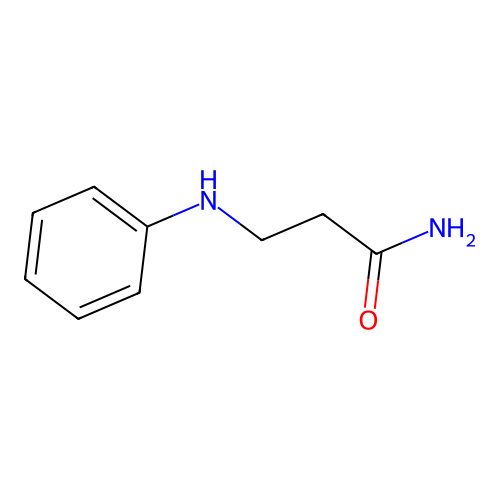 3-(Phenylamino)propanamide structure