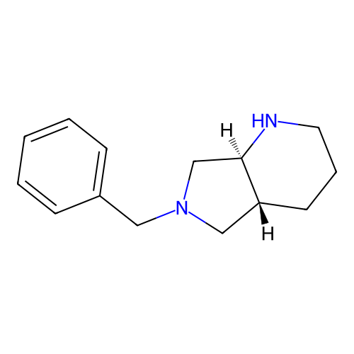 (4aR,7aS)-6-benzyloctahydro-1H-pyrrolo[3,4-b]pyridine structure