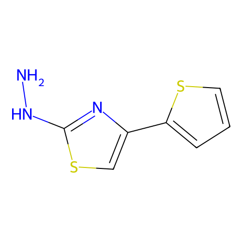 2-Hydrazinyl-4-(thiophen-2-yl)thiazole structure