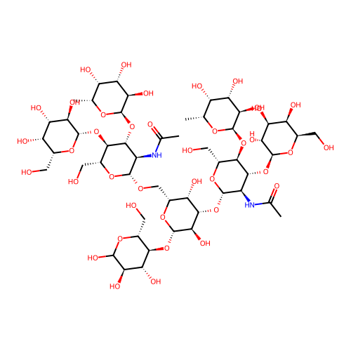 difucosyllacto-N-hexaose structure