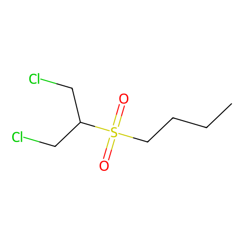1-[(1,3-Dichloropropan-2-yl)sulfonyl]butane structure
