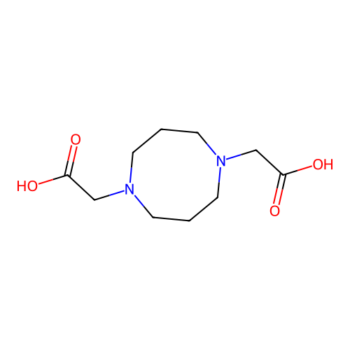 1,5-Diazacyclooctane-1,5-diacetic acid structure