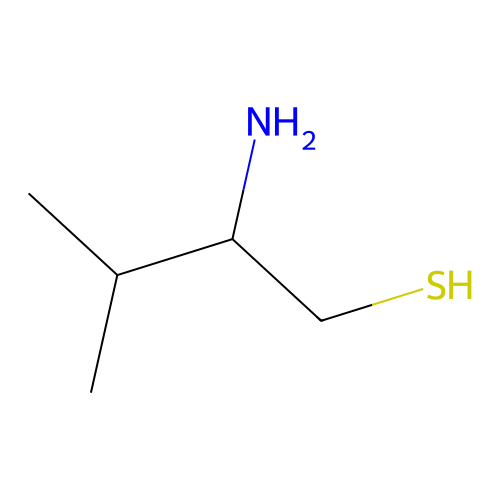2-Amino-3-methylbutane-1-thiol structure