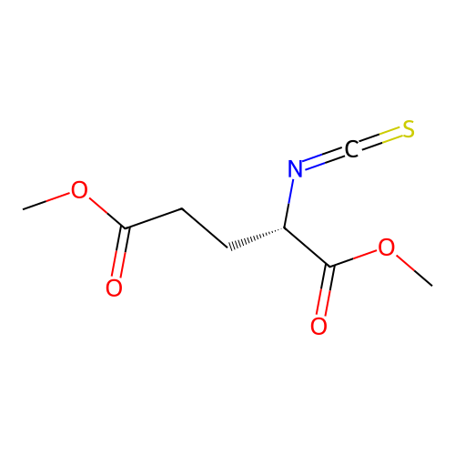 1,5-Dimethyl (2S)-2-isothiocyanatopentanedioate structure