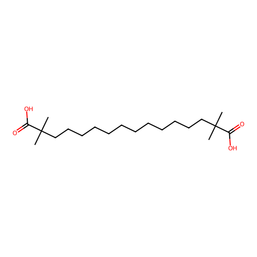 2,2,15,15-tetramethylhexadecanedioic Acid structure