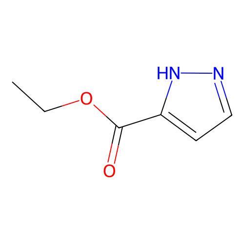 Ethyl 1H-pyrazole-3-carboxylate structure