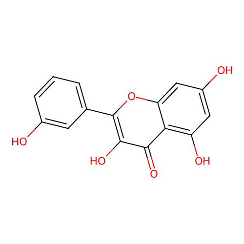 3,5,7,3'-四羟基黄酮 structure