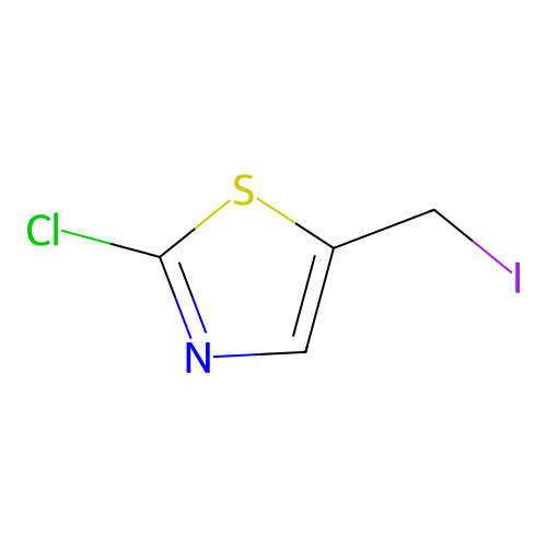 2-Chloro-5-(iodomethyl)thiazole structure
