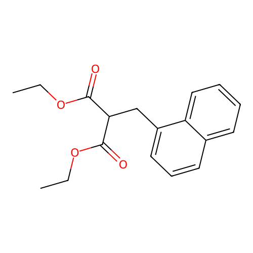 Diethyl (1-naphthyl)methylmalonate structure