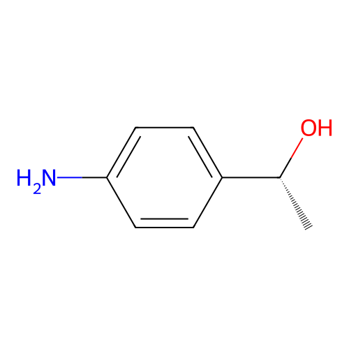 (1R)-1-(4-aminophenyl)ethan-1-ol structure