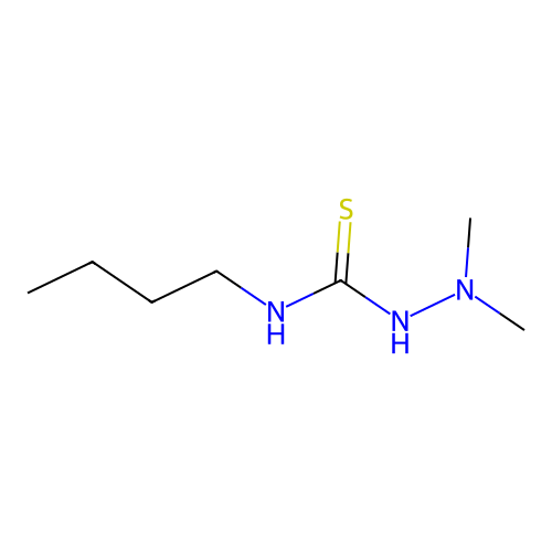 [(Dimethylamino)amino](butylamino)methane-1-thione structure