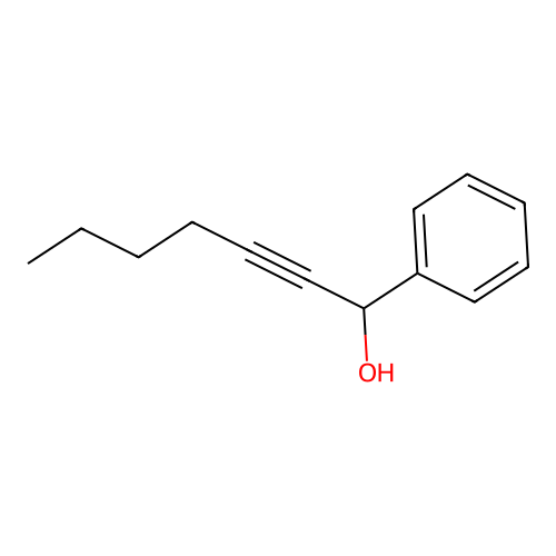 1-Phenyl-2-heptyn-1-ol structure