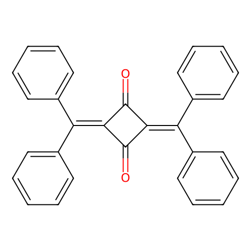 2,4-Dibenzhydrylidenecyclobutane-1,3-dione structure