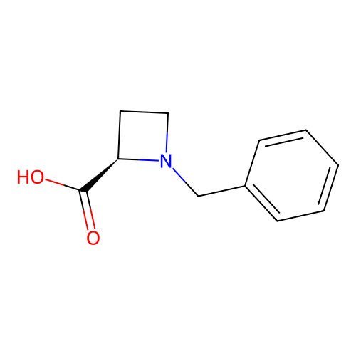 (R)-1-Benzylazetidine-2-carboxylic acid structure