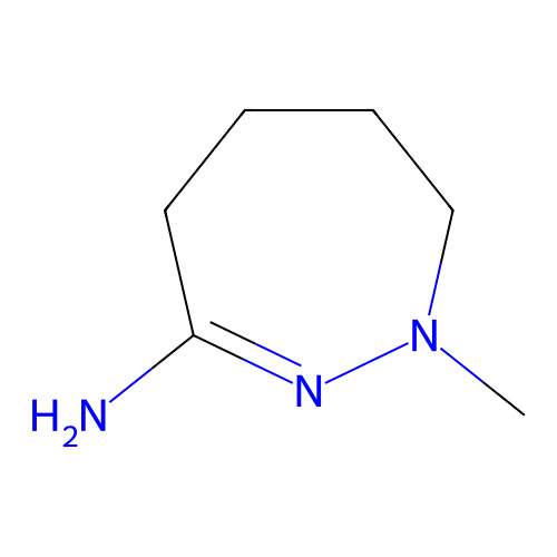 2-Methyl-3,4,5,6-tetrahydrodiazepin-7-amine structure