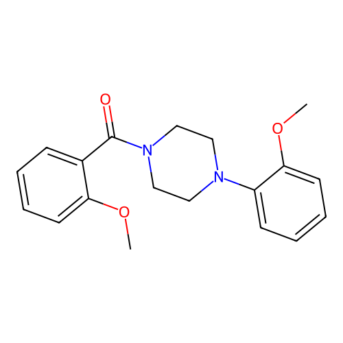 (2-Methoxyphenyl)[4-(2-methoxyphenyl)piperazin-1-yl]methanone structure