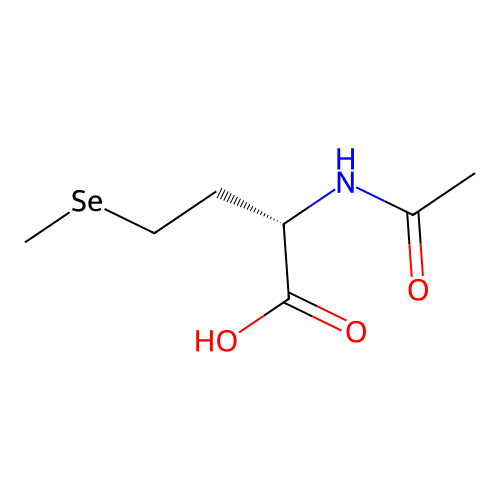 N-Acetyl-L-selenomethionin structure