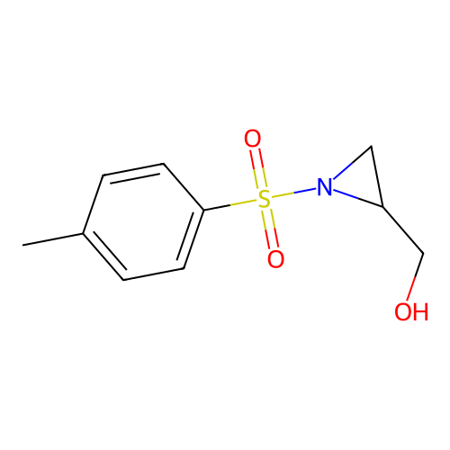 2-Aziridinemethanol, 1-[(4-methylphenyl)sulfonyl]- structure