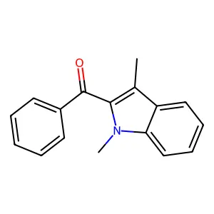 (1,3-Dimethylindol-2-yl)-phenylmethanone structure