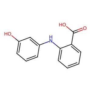 N-(间羟基苯基)邻氨基苯甲酸 structure