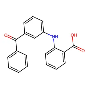 Anthranilic acid, N-(3-benzoylphenyl)- structure