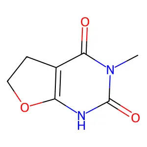 3-Methyl-5,6-dihydrofuro[2,3-d]pyrimidine-2,4(1h,3h)-dione structure
