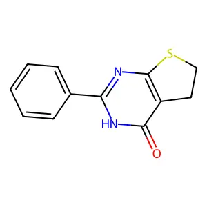 2-Phenyl-5,6-dihydrothieno[2,3-d]pyrimidin-4(3h)-one structure
