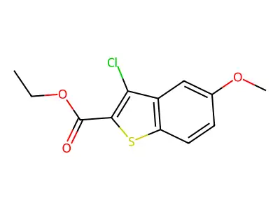 Ethyl 3-chloro-5-methoxybenzo[b]thiophene-2-carboxylate structure