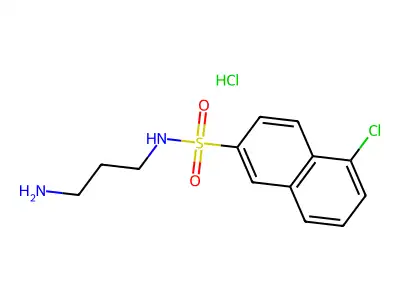 N-(3-Aminopropyl)-5-chloro-2-naphthalenesulfonamide Hydrochloride structure