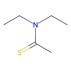 N,N-diethylethanethioamide structure