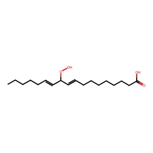 9,12-Octadecadienoic acid, 11-hydroperoxy-, (9Z,11S,12Z)- structure