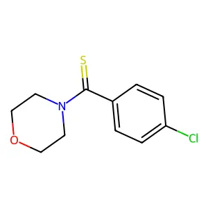 (4-Chlorophenyl)(morpholino)methanethione structure