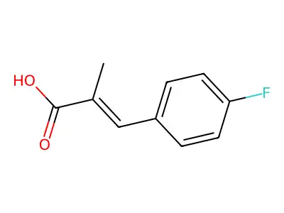 3-(4-Fluorophenyl)-2-methylacrylic acid structure