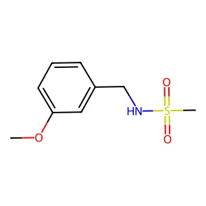 N-(3-methoxybenzyl)methanesulfonamide structure