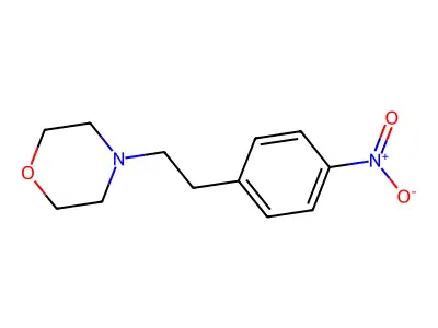 4-[2-(4-Nitrophenyl)ethyl]morpholine structure