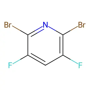 2,6-Dibromo-3,5-difluoropyridine structure