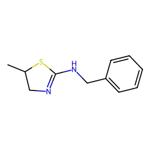 N-benzyl-5-methyl-4,5-dihydro-1,3-thiazol-2-amine structure