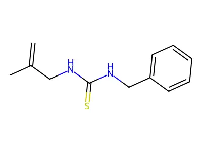 Thiourea, N-(2-methyl-2-propenyl)-N'-(phenylmethyl)- structure