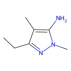 3-ethyl-1,4-dimethyl-1H-pyrazol-5-amine structure