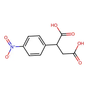2-(4-Nitrophenyl)succinic acid structure