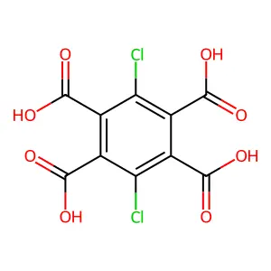 3,6-Dichlorobenzene-1,2,4,5-tetracarboxylic acid structure