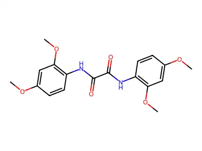 N1,N2-Bis(2,4-dimethoxyphenyl)ethanediamide structure