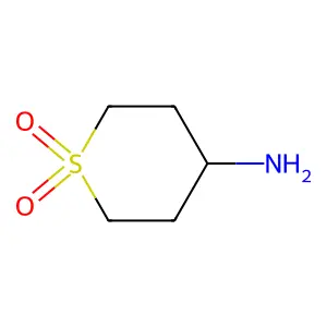 4-Amino-1lambda6-thiane-1,1-dione hydrochloride structure