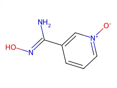 N-Hydroxy-1-oxy-nicotinamidine structure